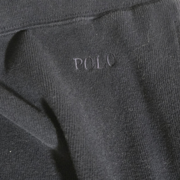 Polo Ralph Lauren Navy Ribbed Semi Thick Soft Lounge Pants Size L - Picture 5 of 16